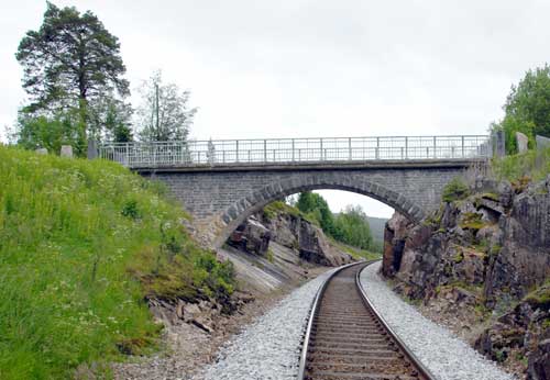 Overgangsbru jernbanen Valy