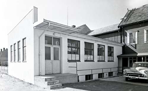 Steinkjer Nringsmiddelfabrikk i 1957