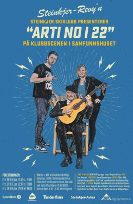Plakat - Steinkjerrevyen 2022