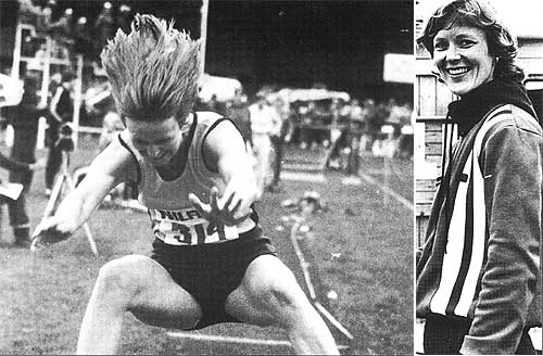 FORTSATT P TOPP: Solveig Moen lengderesultat p 6,21 meter fra 1981 er fortsatt tidenes beste i Steinkjers friidrettsklubbs historie. (Foto: Trnder-Avisa)