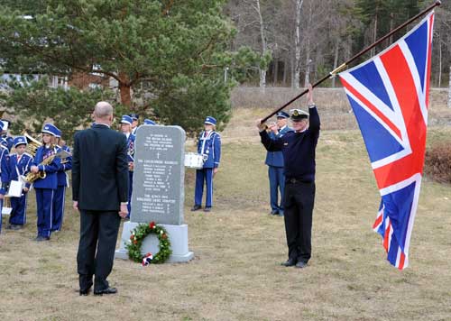 Minnet falne britiske soldater