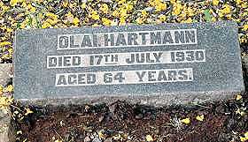 Olai Hartmanns gravsted