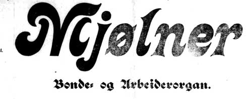 Mjølner avishode 1897
