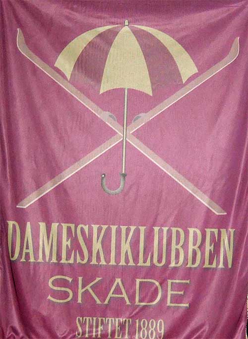 Dameskiklubben Skade - fane