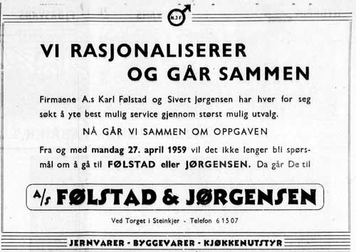 Annonse etablering Følstad & Jørgensen