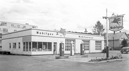 Mobilstasjonen på Sannen - 1958