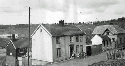 Blikkenslager Nonstads verksted - 1940-tallet