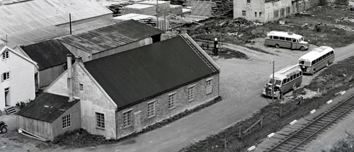 Fylkesbilenes verksted i Skippergata [1951]