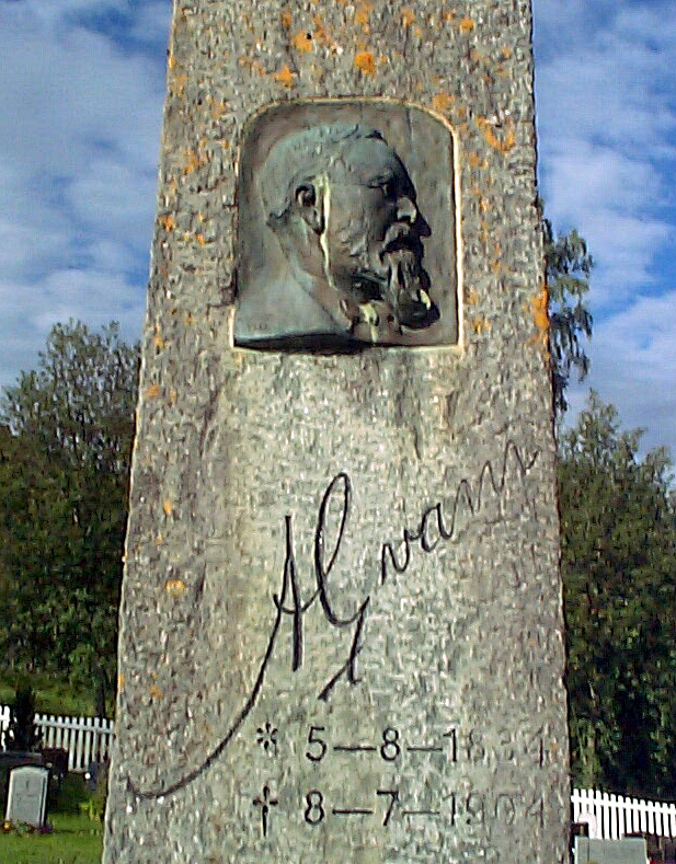 Statue av Ole Anton Qvam