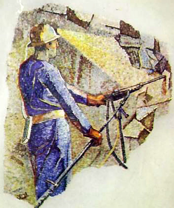 Gruvearbeidermosaikk