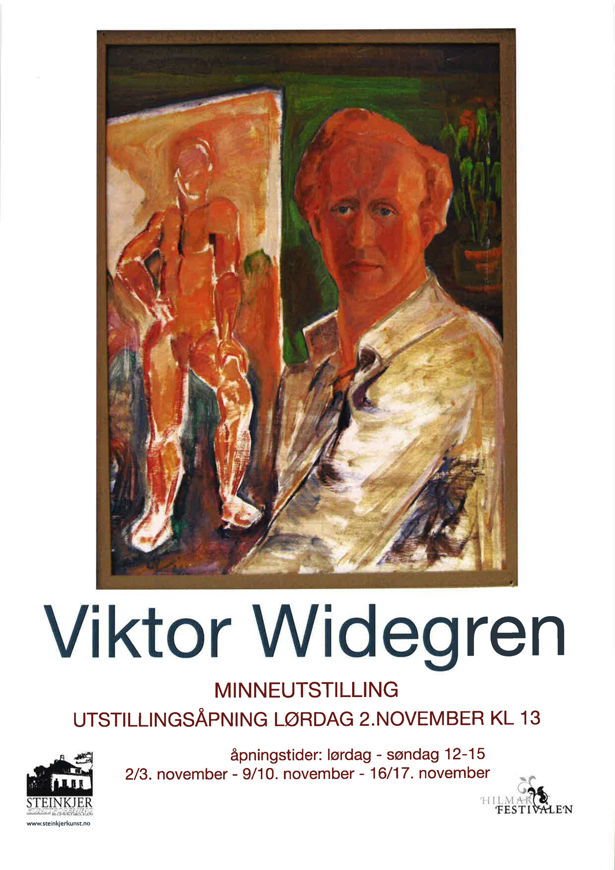 Minneutstiling Viktor Widegren - plakat