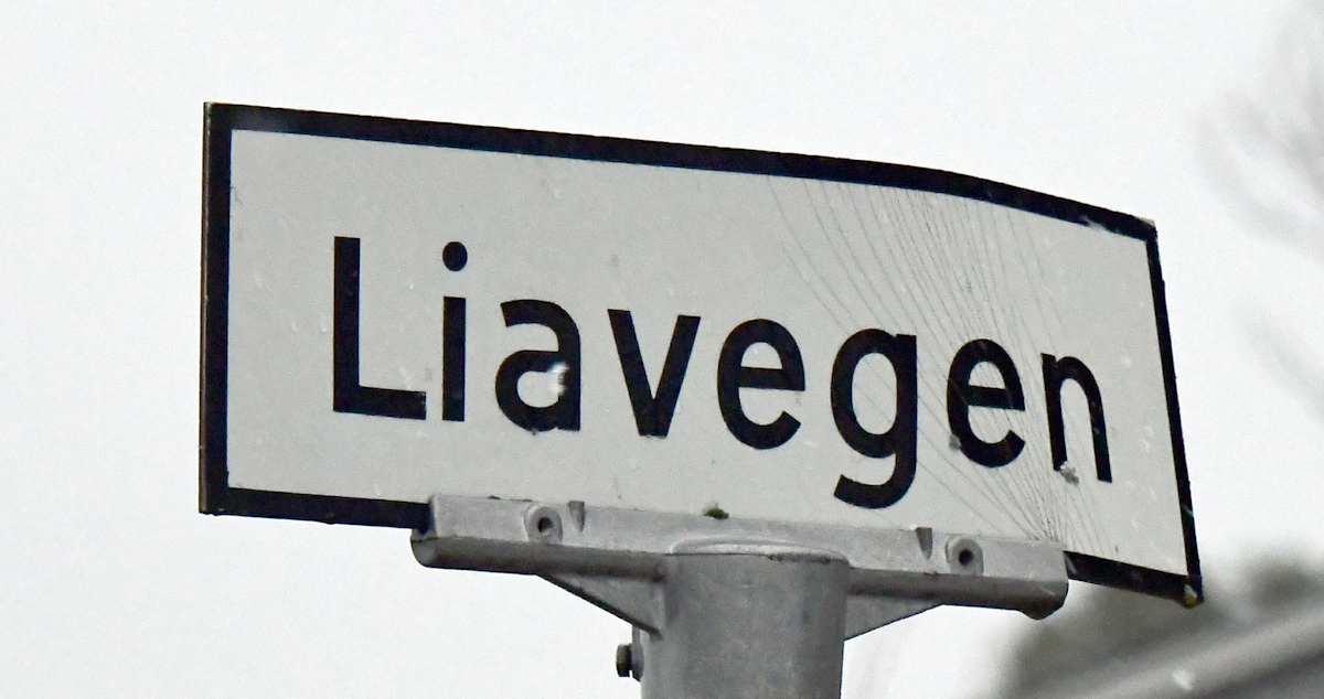 Liavegen (skilt)