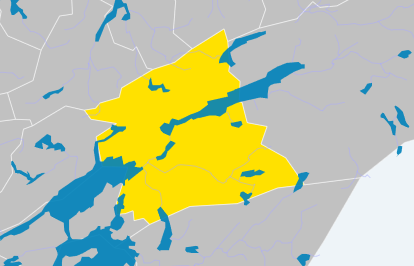 Steinkjers kommunegrenser i perioden 1964 til 2020