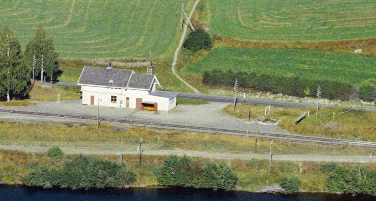 Byafossen jernbanestasjon 1968