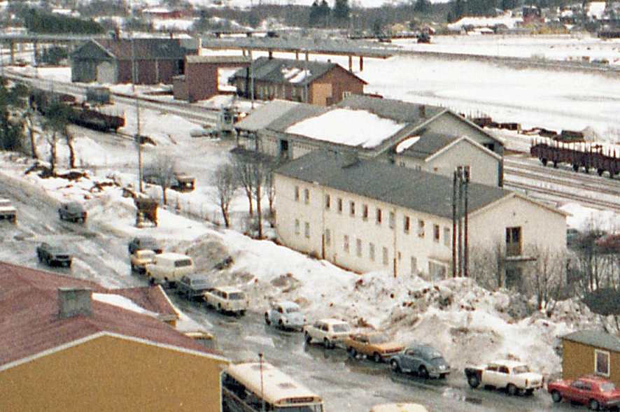 Steinkjer jernbanestasjon - 1978