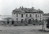 Steinkjer jernbanestasjonsbygning med utbygg