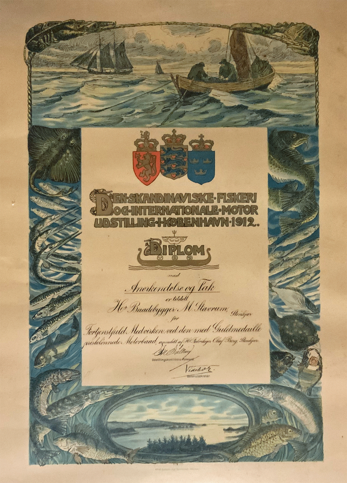 Stavrum - diplom 1912
