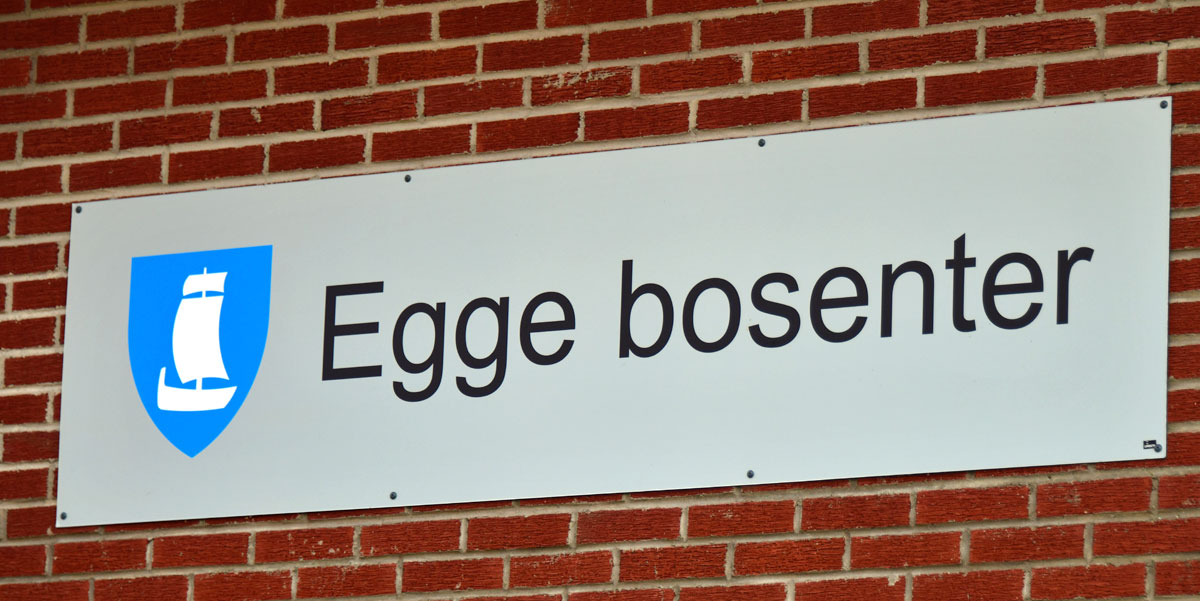Egge bosenter - skilt