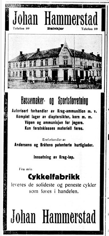Annonse Hammerstad 1927