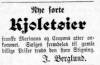 Annonse L. Berglund 1900