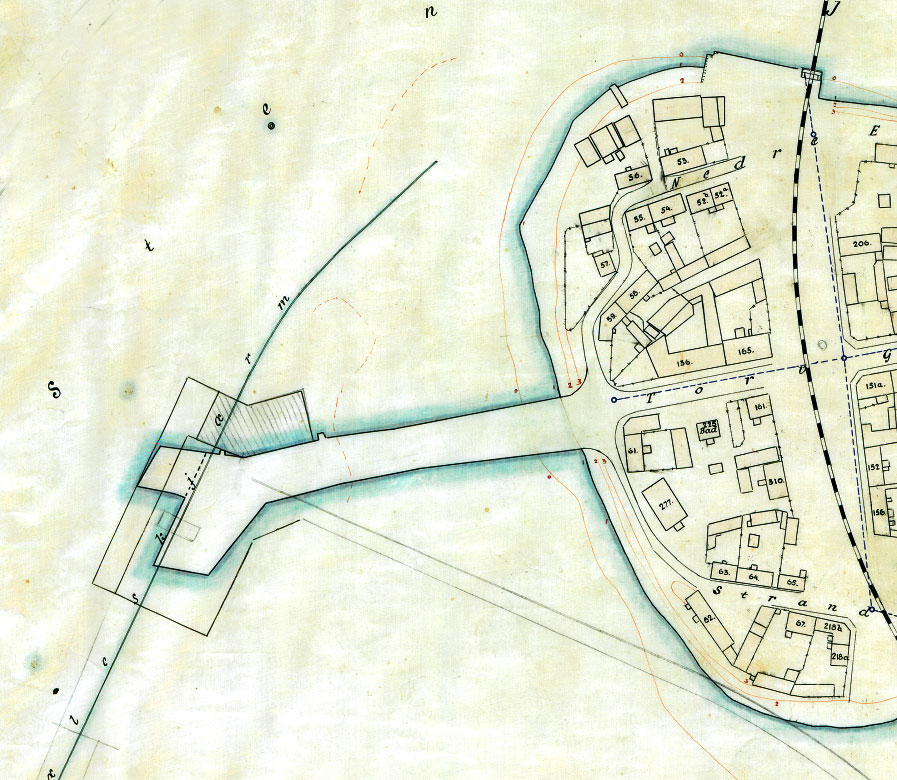 Steinkjer havn - kart 1902