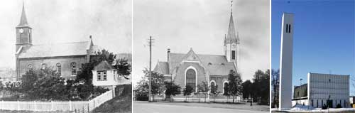 Steinkjers tre kirker