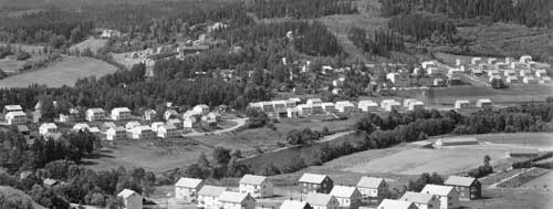 SKJERVETRA: Midt i bildet ser vi Skjervetra p 1950-tallet. (Foto: M. Knoph)