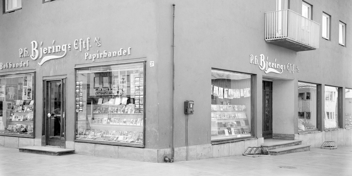 Bjerings bokhandel  1954