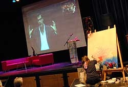 LIVE FRA CANADA: Richard Florida engasjerte de nesten 200 frammtte p Steinkjerfestivalens fagkonferanse.